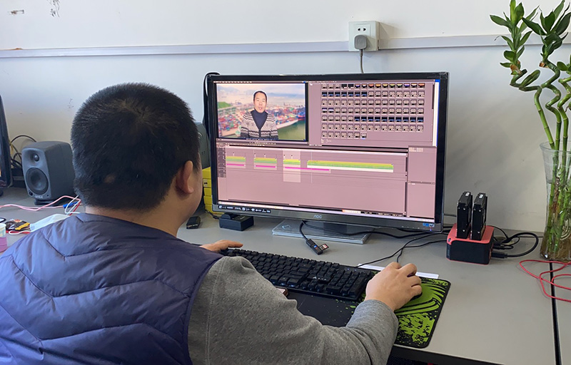 沈阳网站设计公司开机试拍极乐殡葬网站短视频